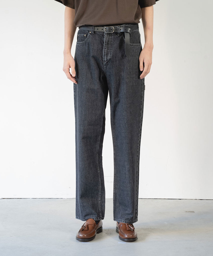 Organic Cotton Denim Pants*Vintage Washed｜UNDECORATED