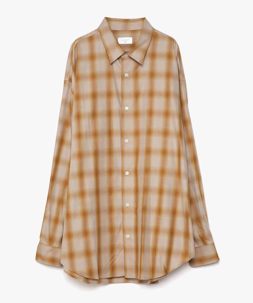 Organic Cotton Twill Check L/S Shirt｜UNDECORATED(アンデコレ