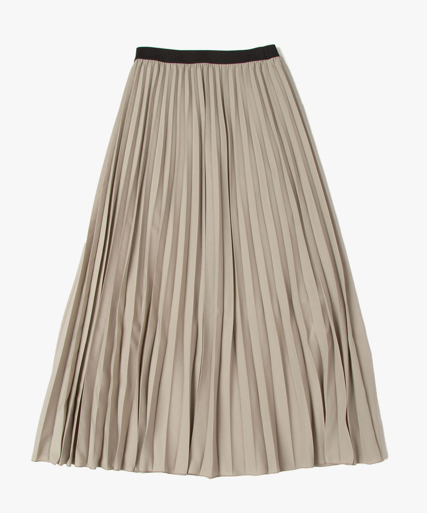 Recycle Polyester Pleated Skirt