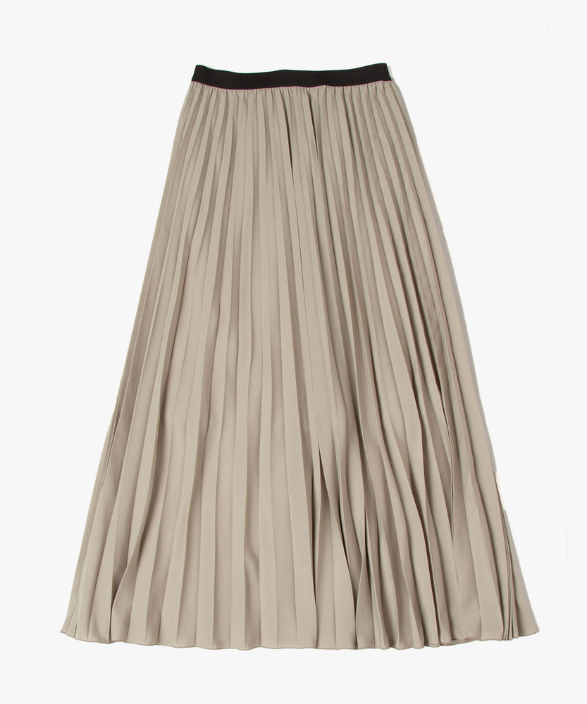 Recycle Polyester Pleated Skirt