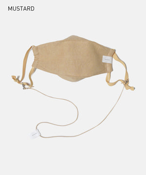 Linen / Cotton Face Mask Type3 with Band