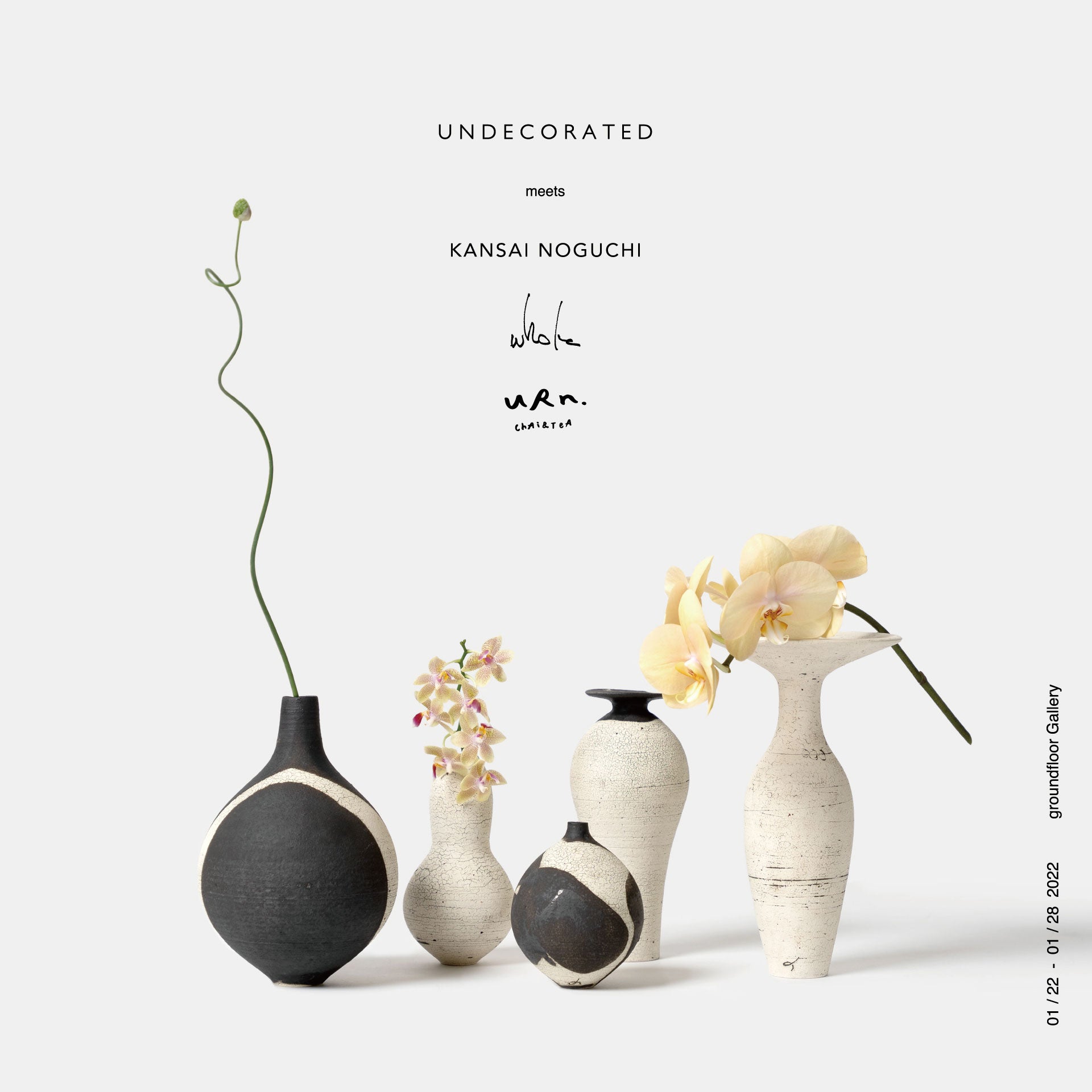 POP UPイベントのお知らせ　UNDECORATED meets Kansai Noguchi with whole & uRn.