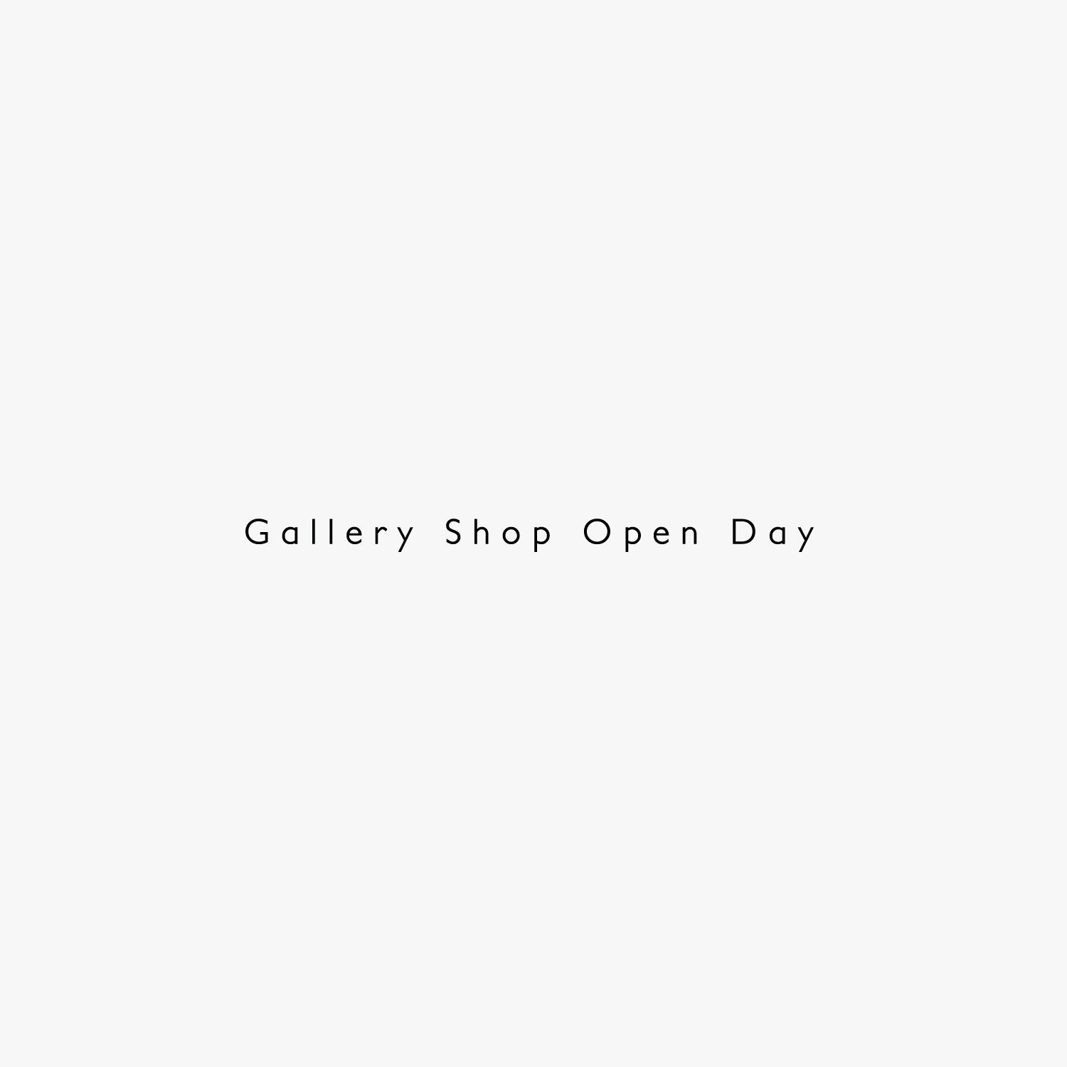 Gallery Shop Open Day