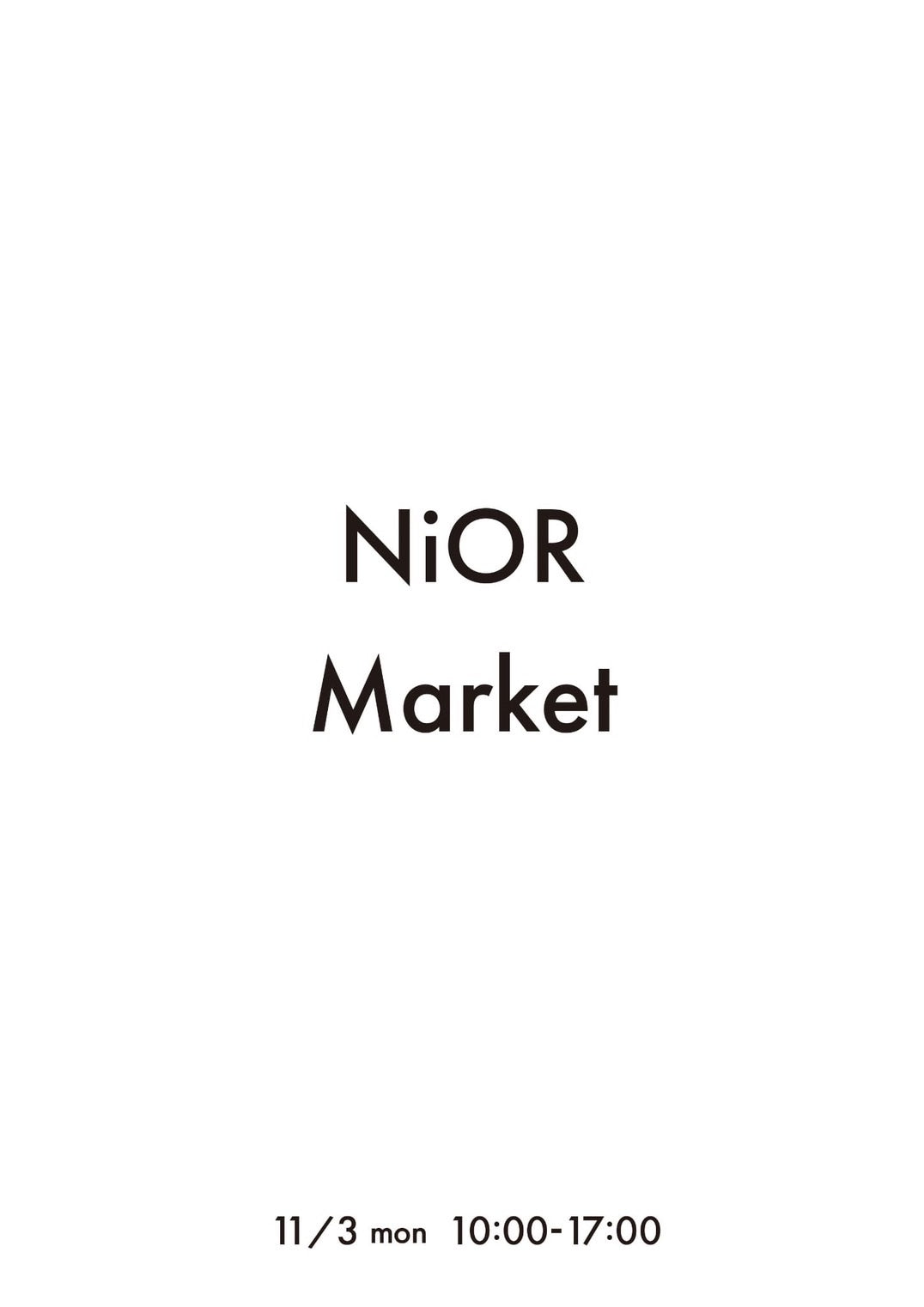 NiOR Market出店のお知らせ