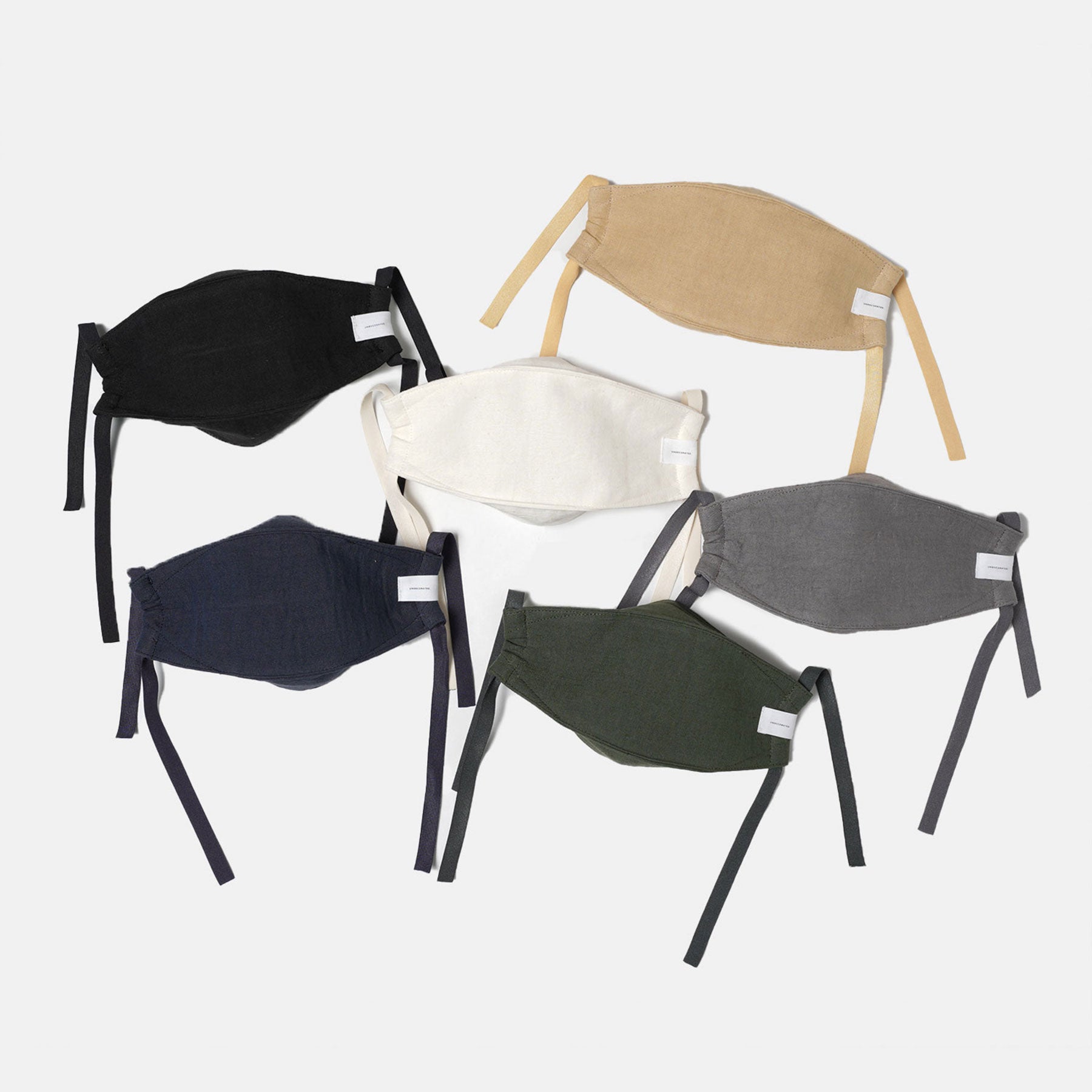 Linen Cotton Face Mask Type3
