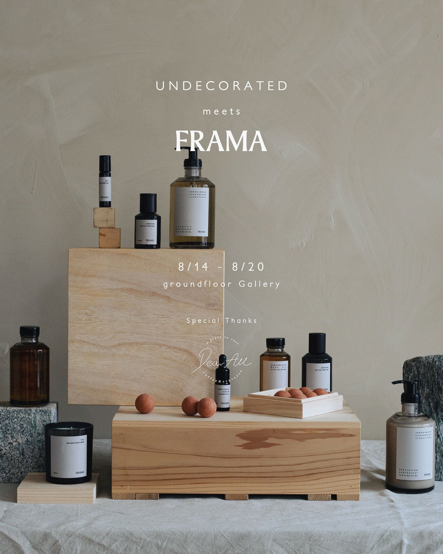 UNDECORATED meets FRAMA