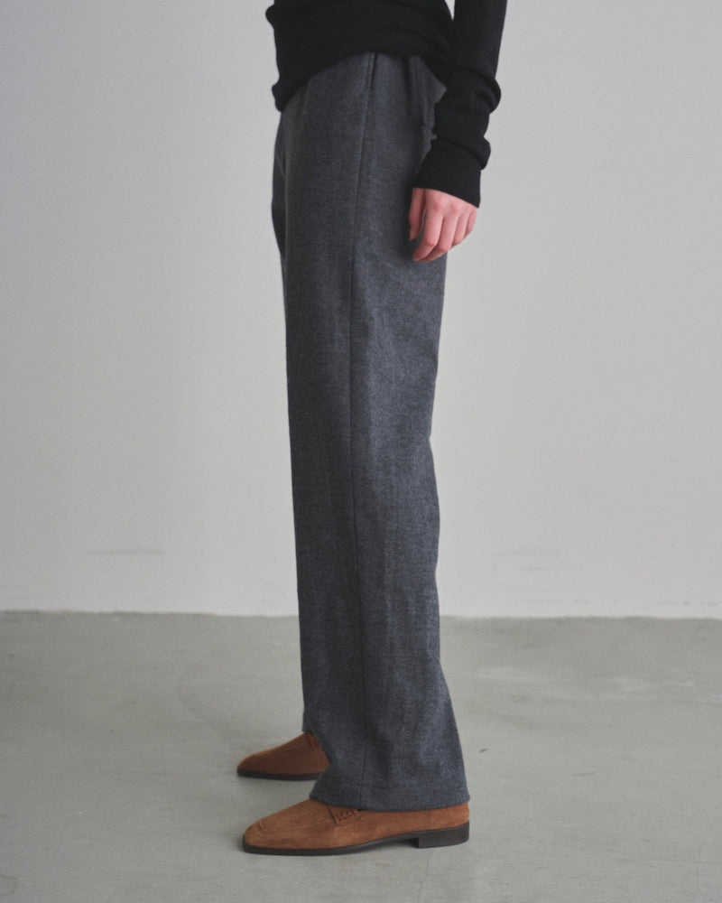 Wool Knit Smooth Pants