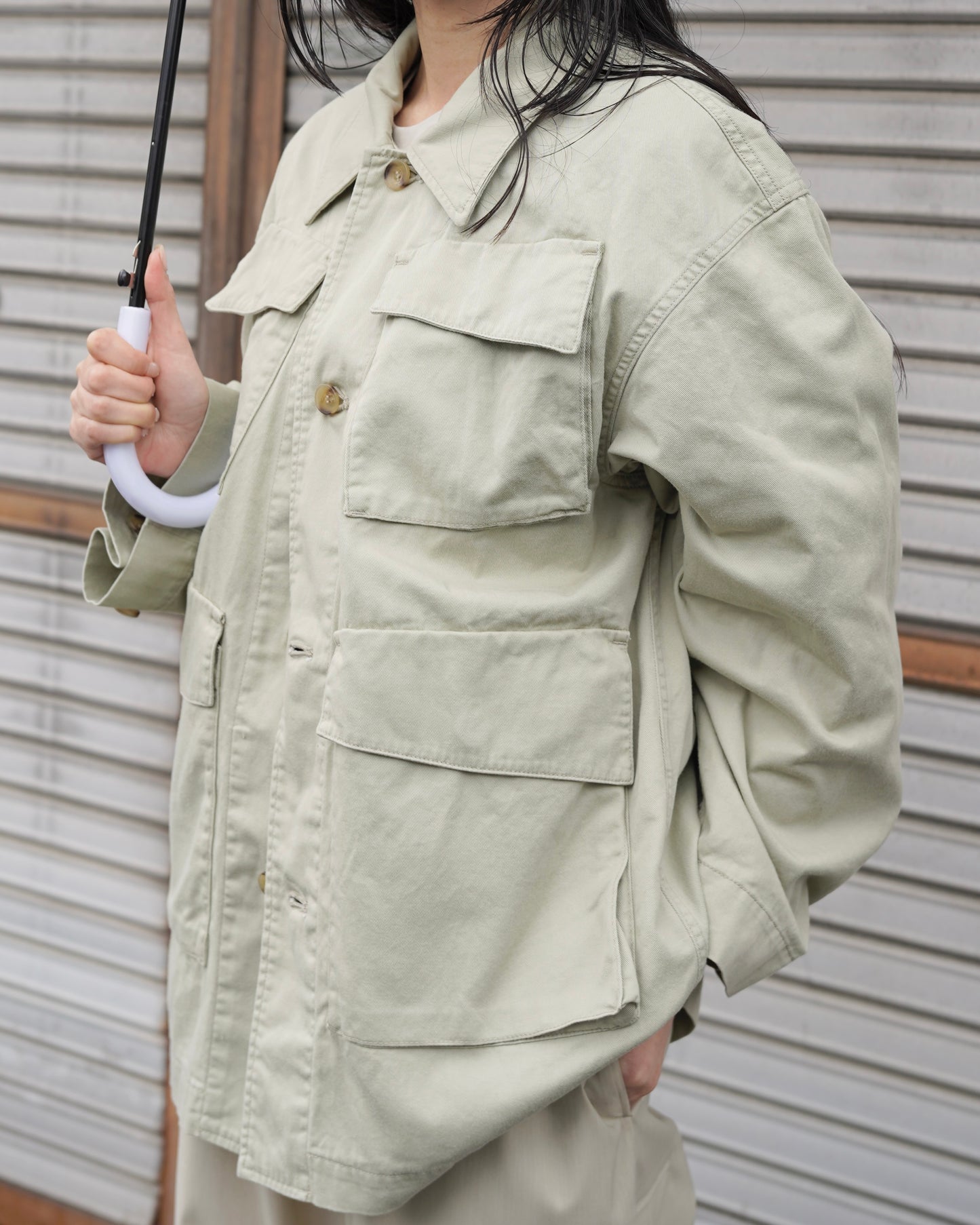 COTTON TWILL JACKET