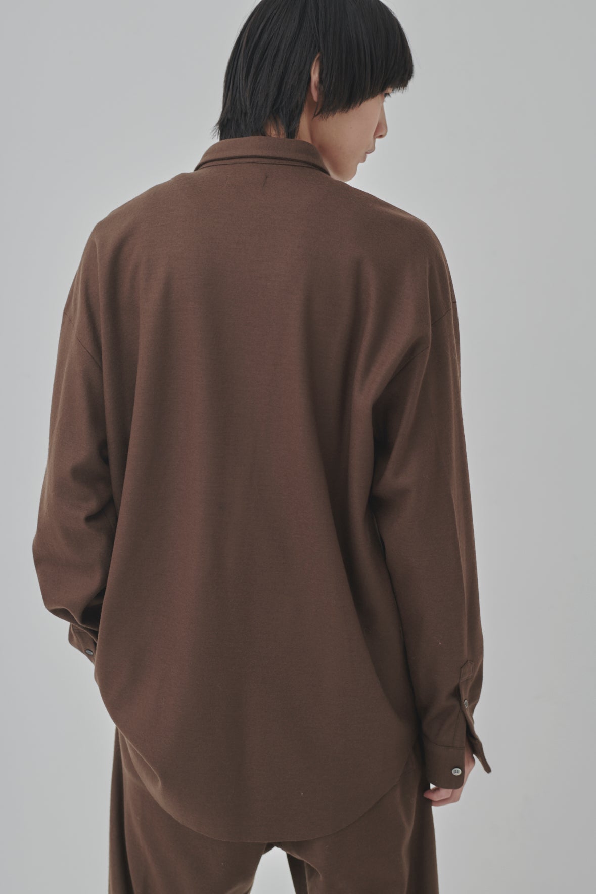 Wool Knit Smooth Shirt