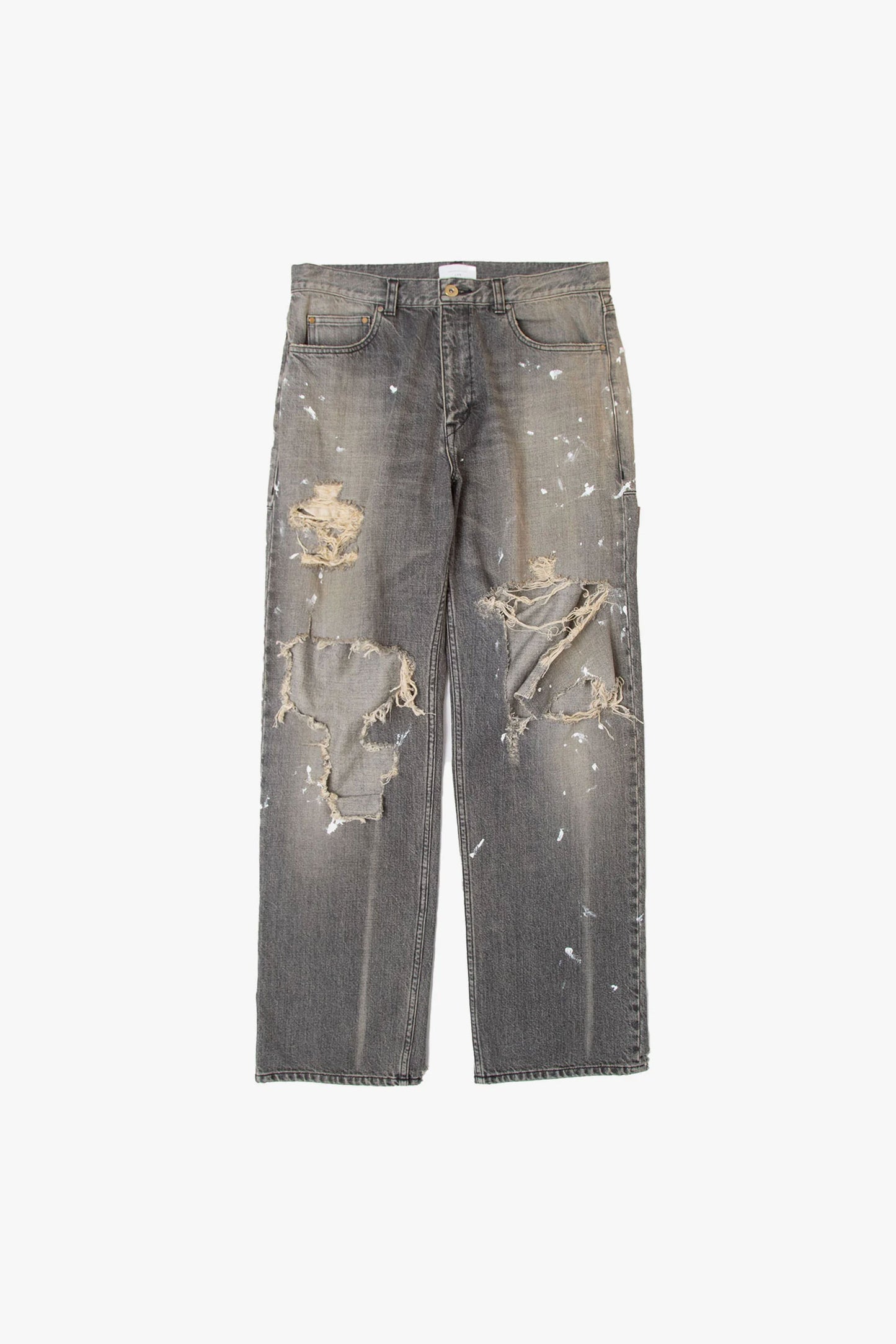 CRASH DENIM PANTS