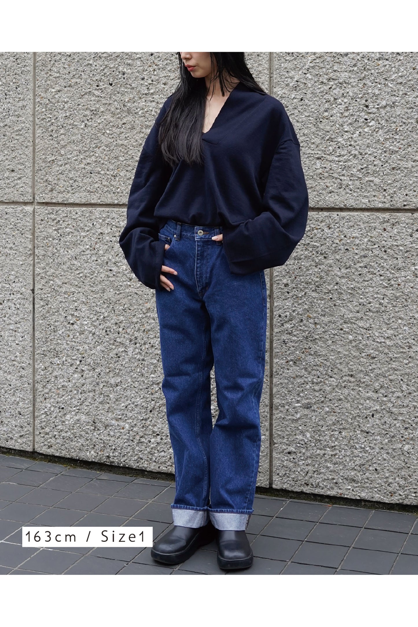 LINEN/COTTON BIG KNIT TOP