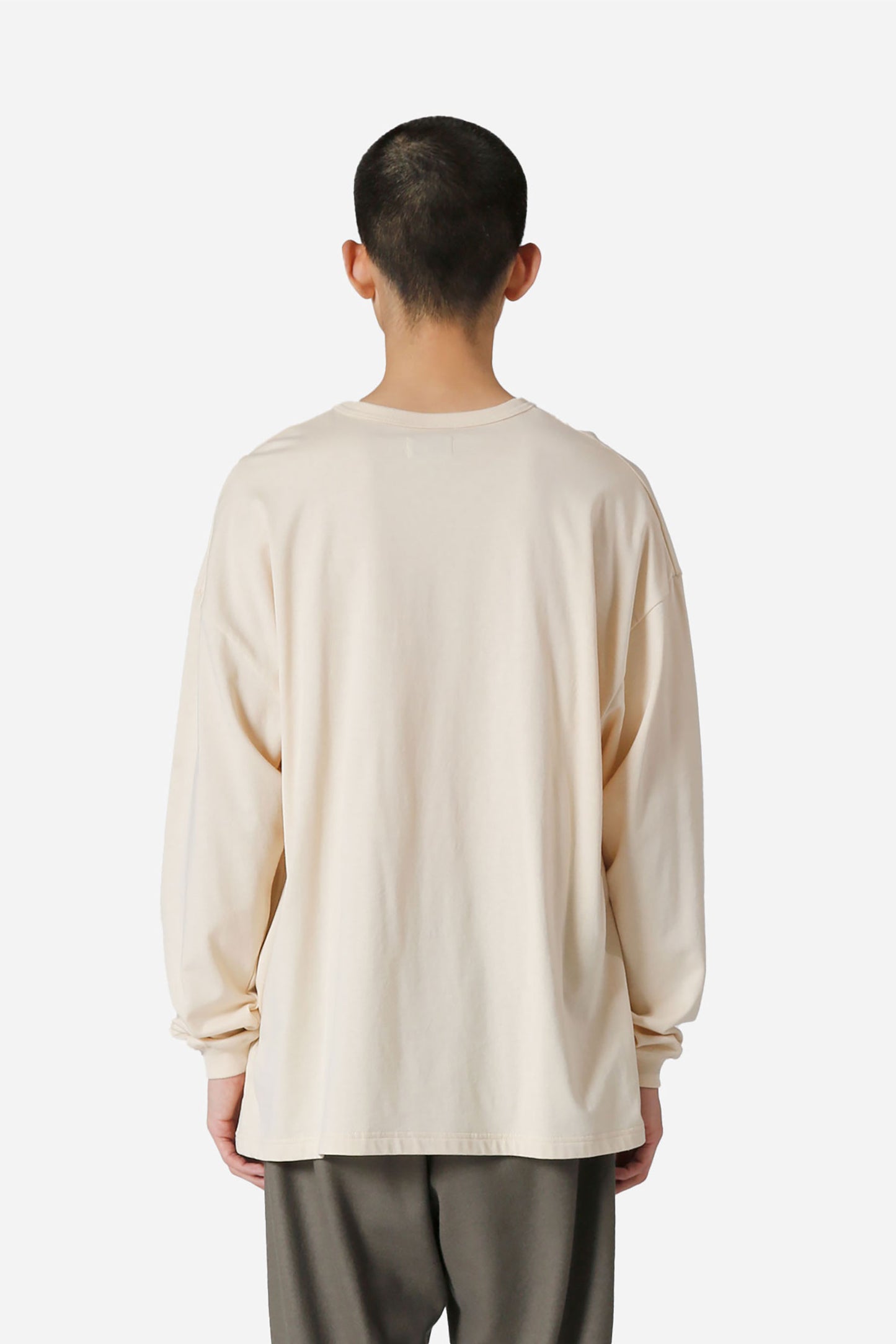 Recycled Organic Cotton Compact Terry Long-Sleeve T-Shirt