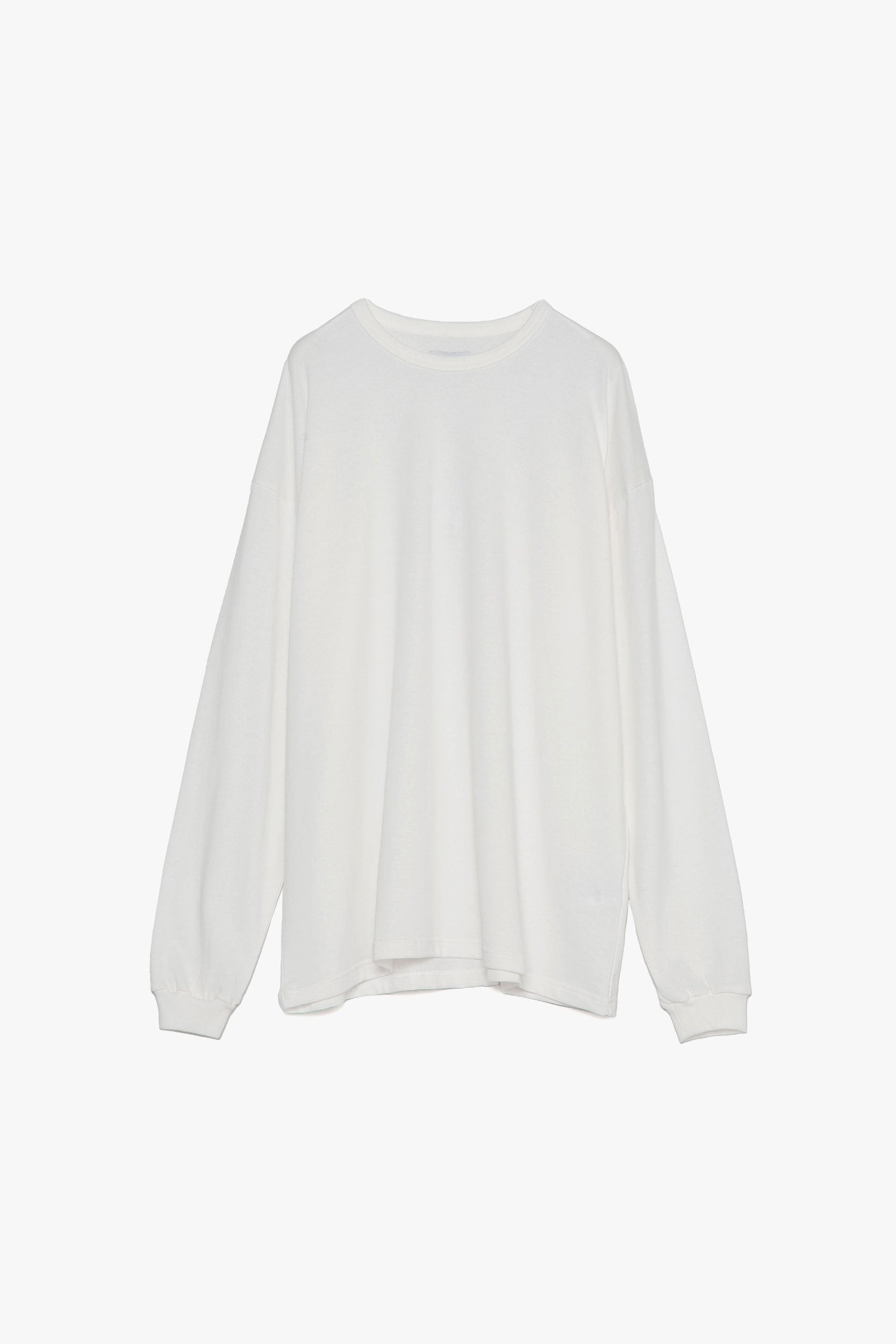 Recycled Organic Cotton Compact Terry Long-Sleeve T-Shirt