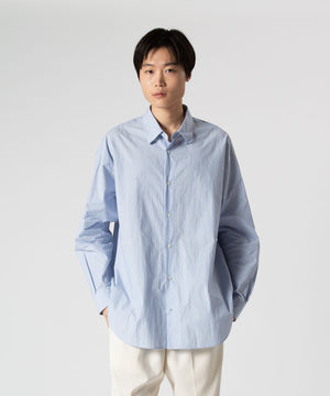 Washed Cotton Stripe L/S Shirt