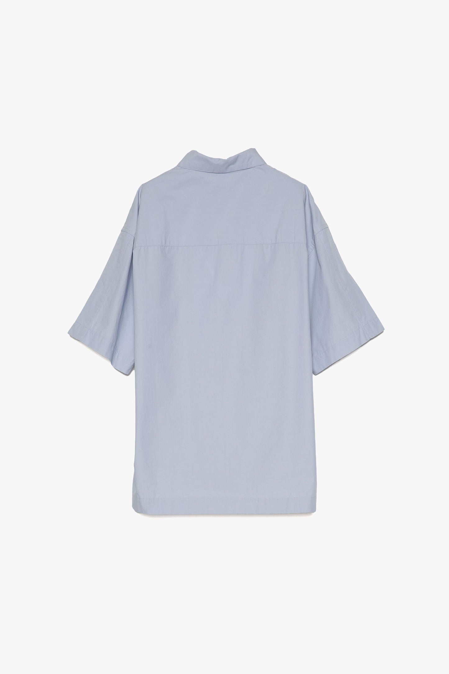 Cotton Slit Short-Sleeve Shirt