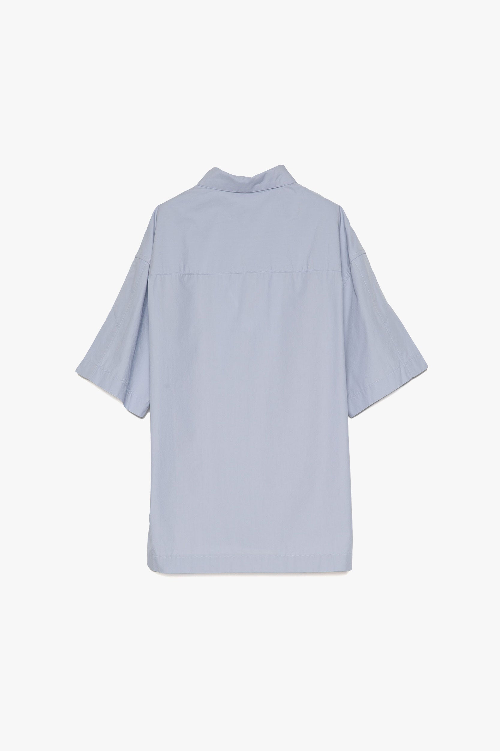 Cotton Slit Short-Sleeve Shirt