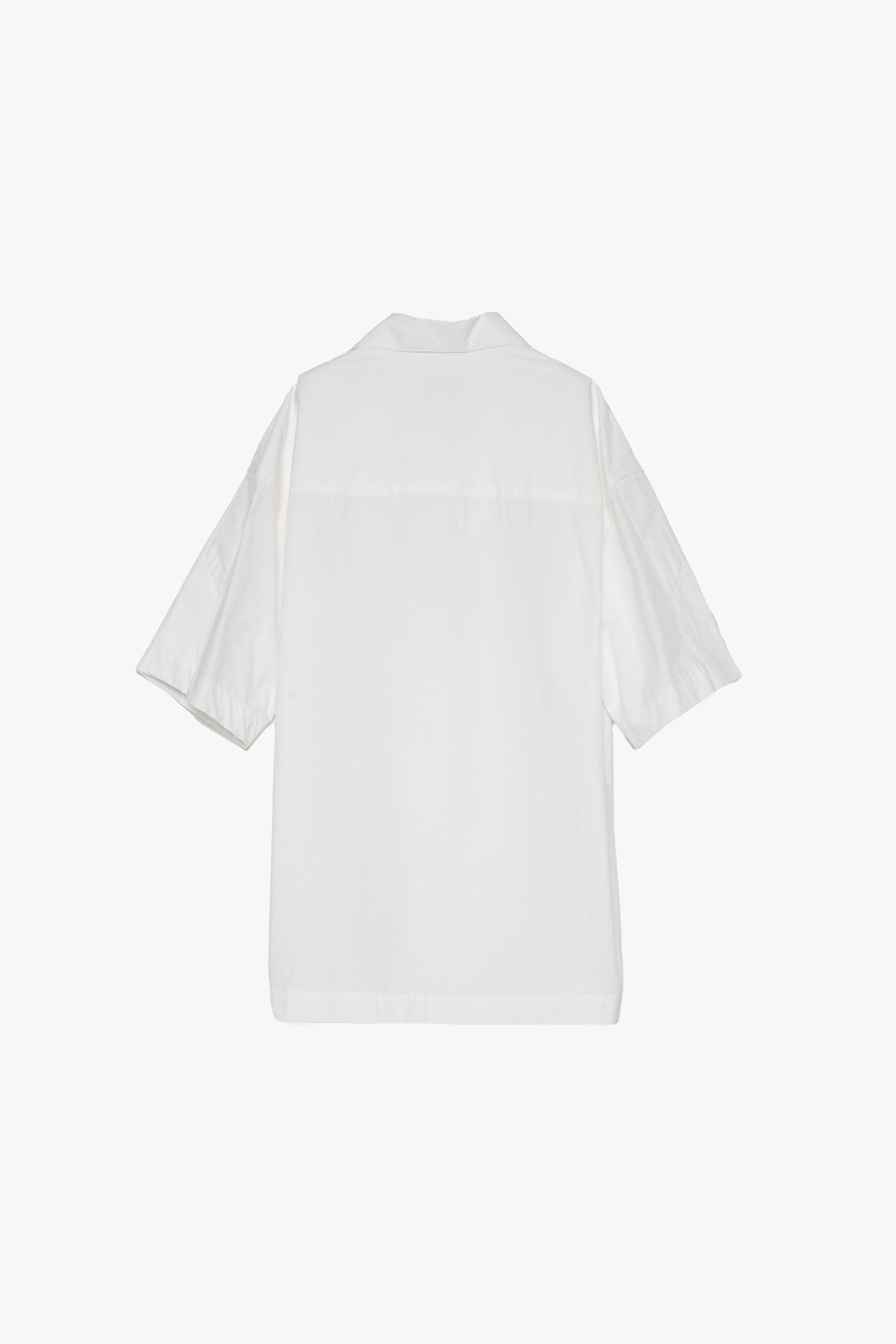 Cotton Slit Short-Sleeve Shirt