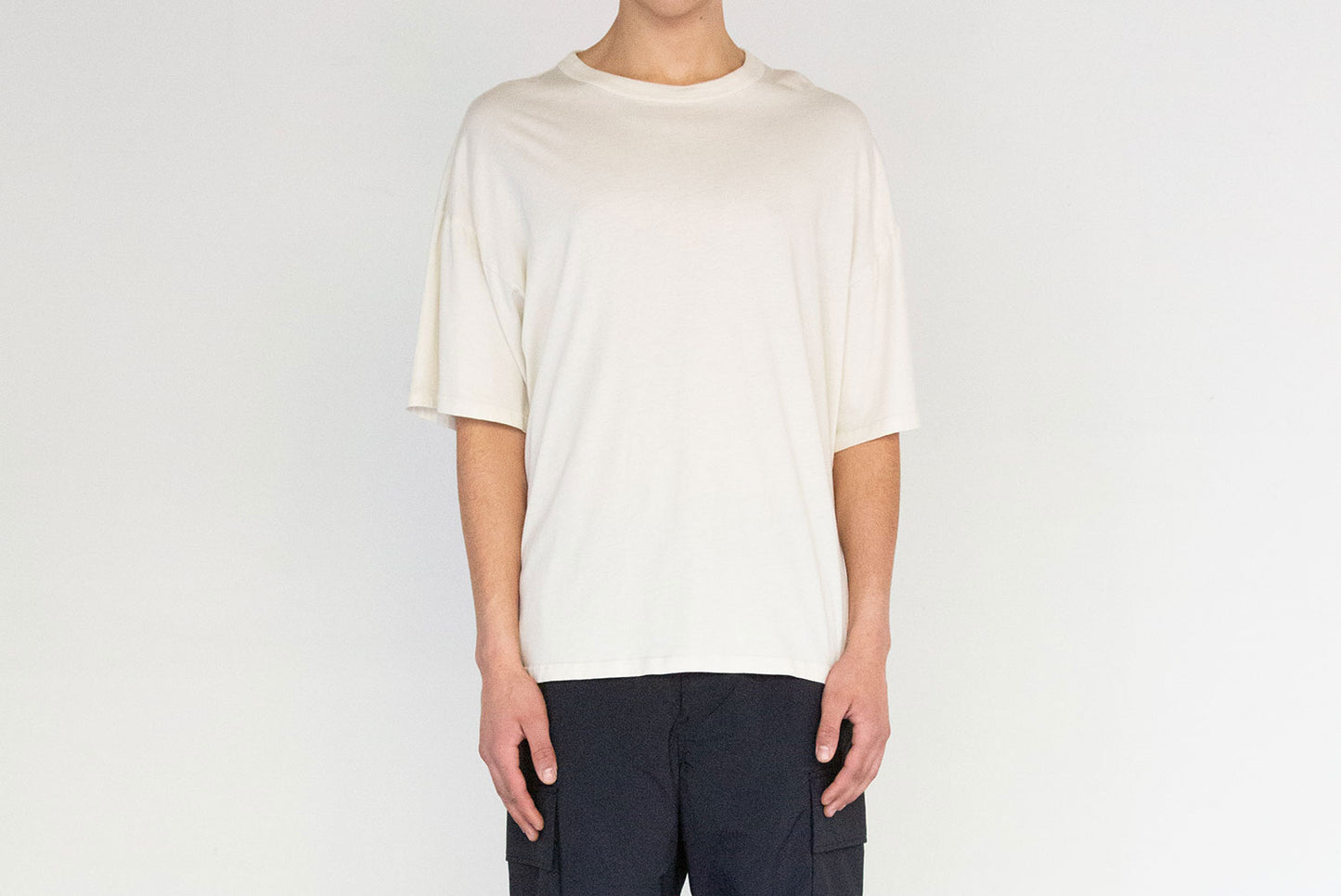 Creamy Cotton Short-Sleeve T-Shirt