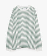 Sheer Border L/S T-Shirt