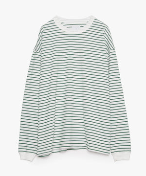 Sheer Border L/S T-Shirt