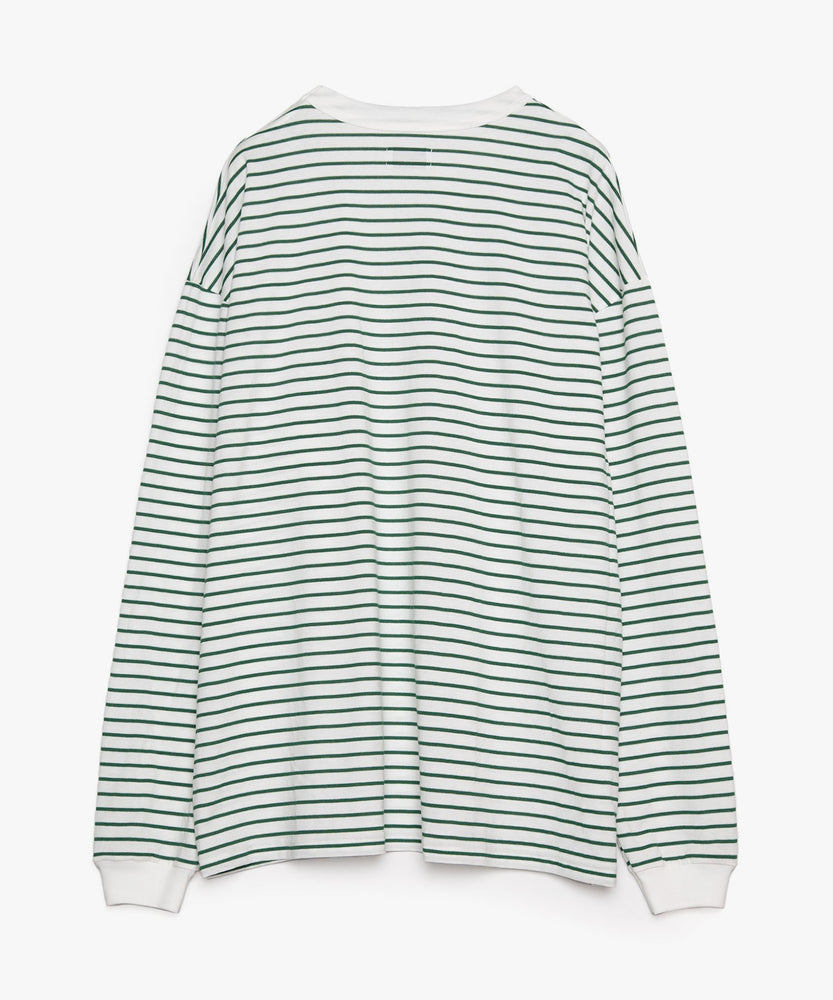 Sheer Border L/S T-Shirt