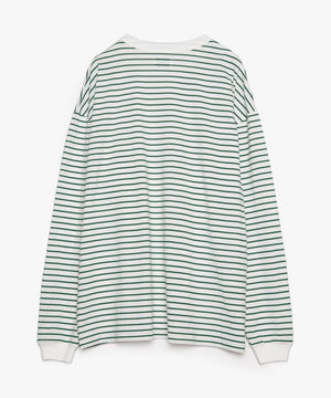 Sheer Border L/S T-Shirt