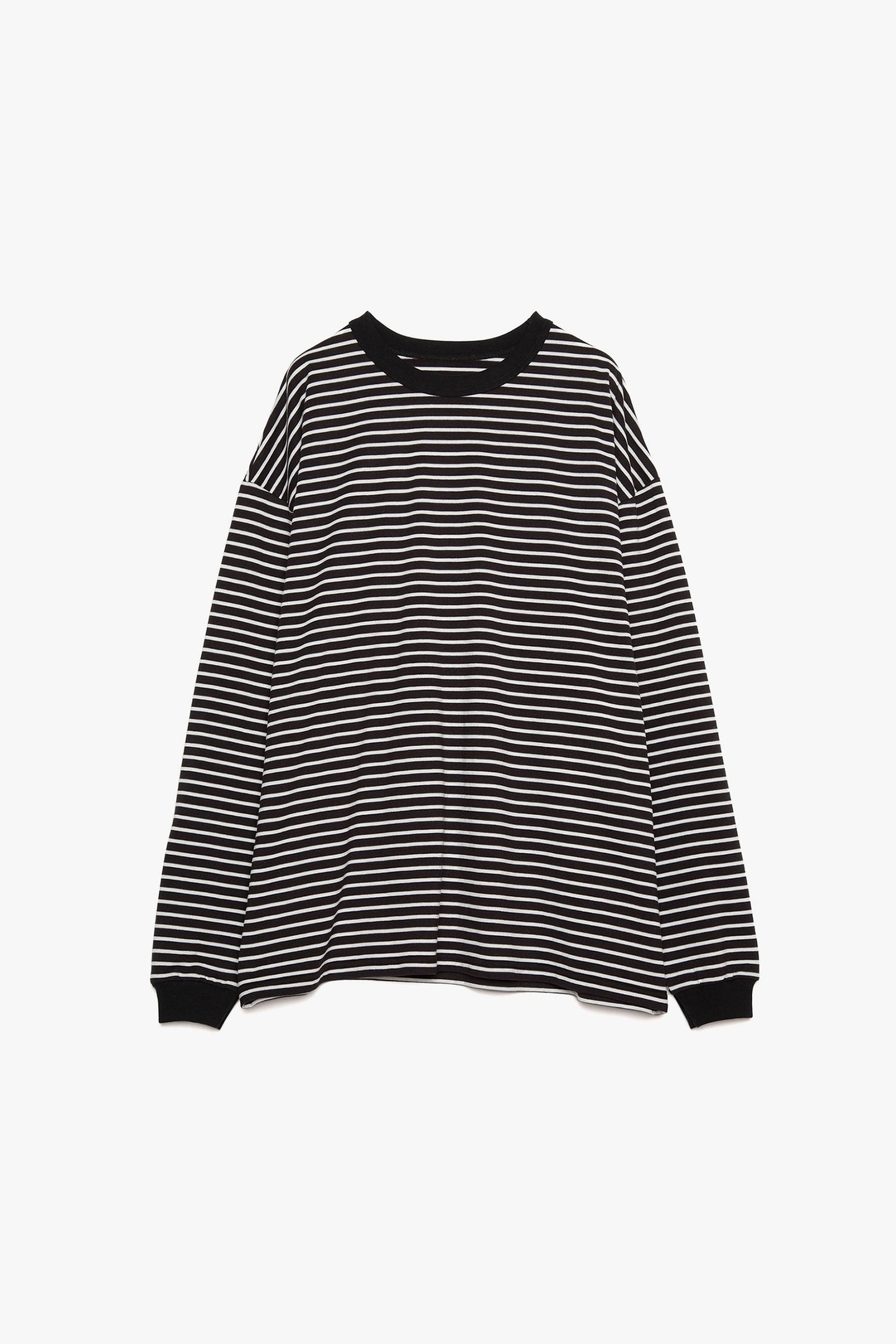 Sheer Border Long-Sleeve T-Shirt