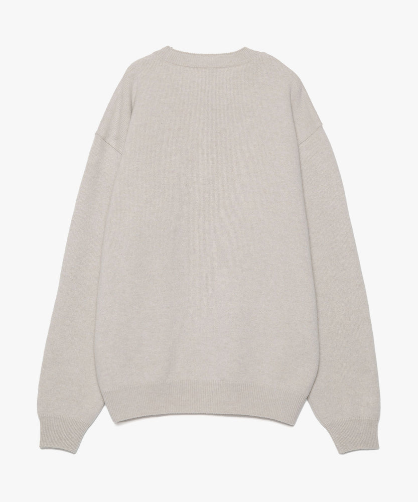 WOOL TERRY SWEATER