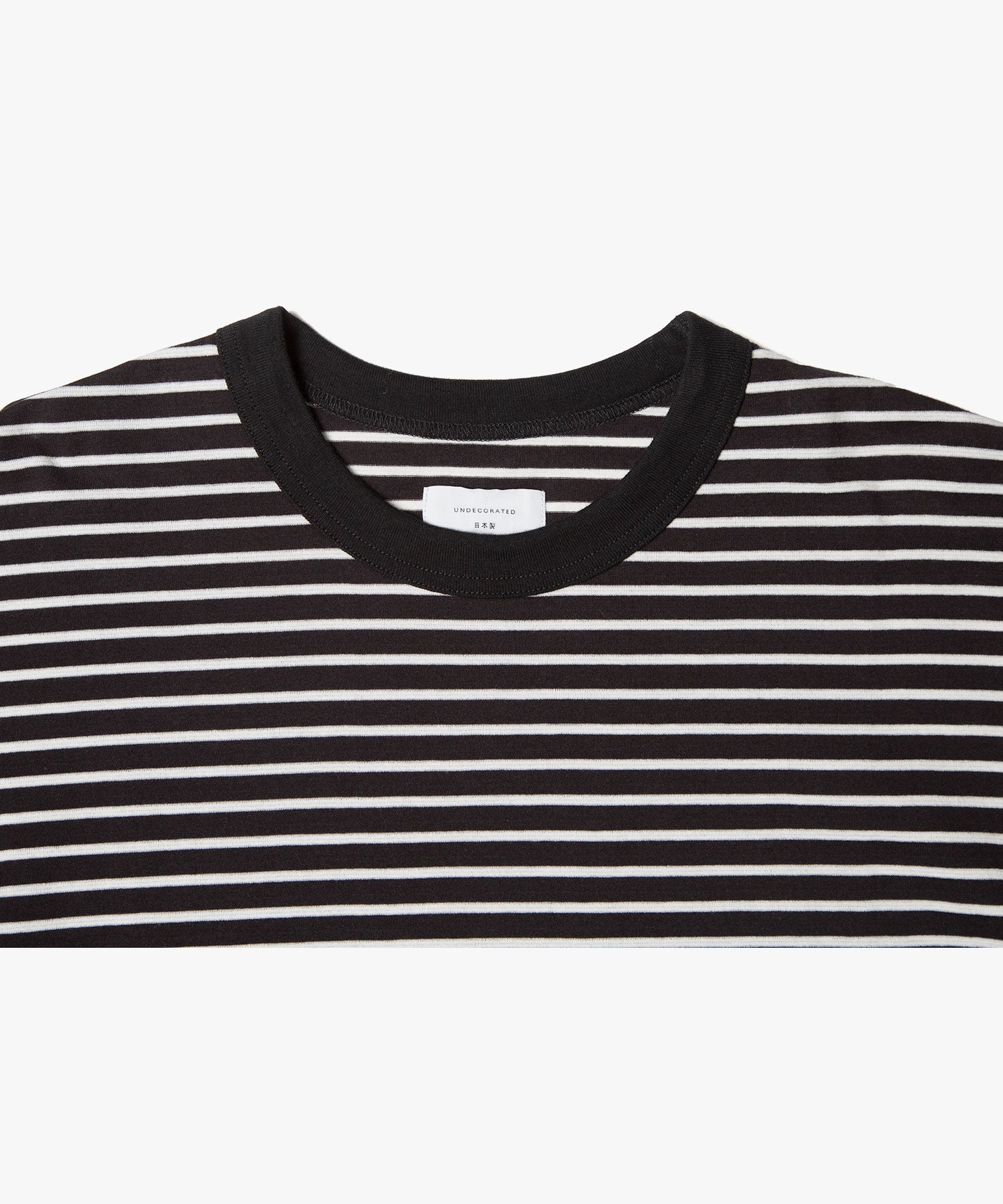 Sheer Border S/S T-Shirt｜UNDECORATED(アンデコレイテッド)公式通販