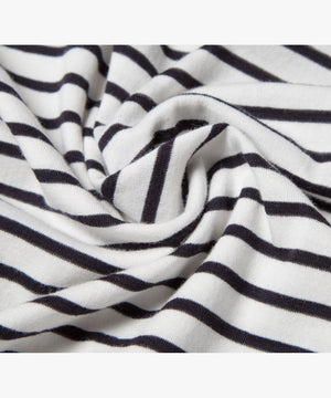 Sheer Border L/S T-Shirt