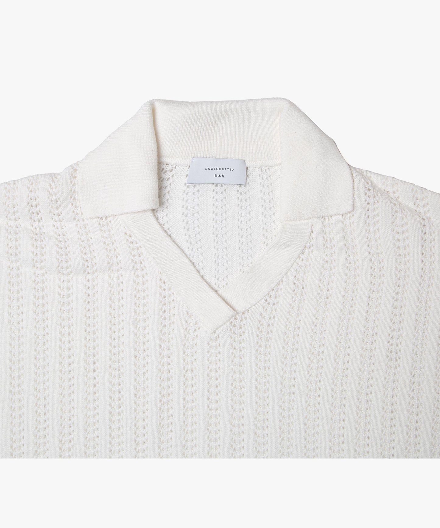 Cotton Knit Polo Top