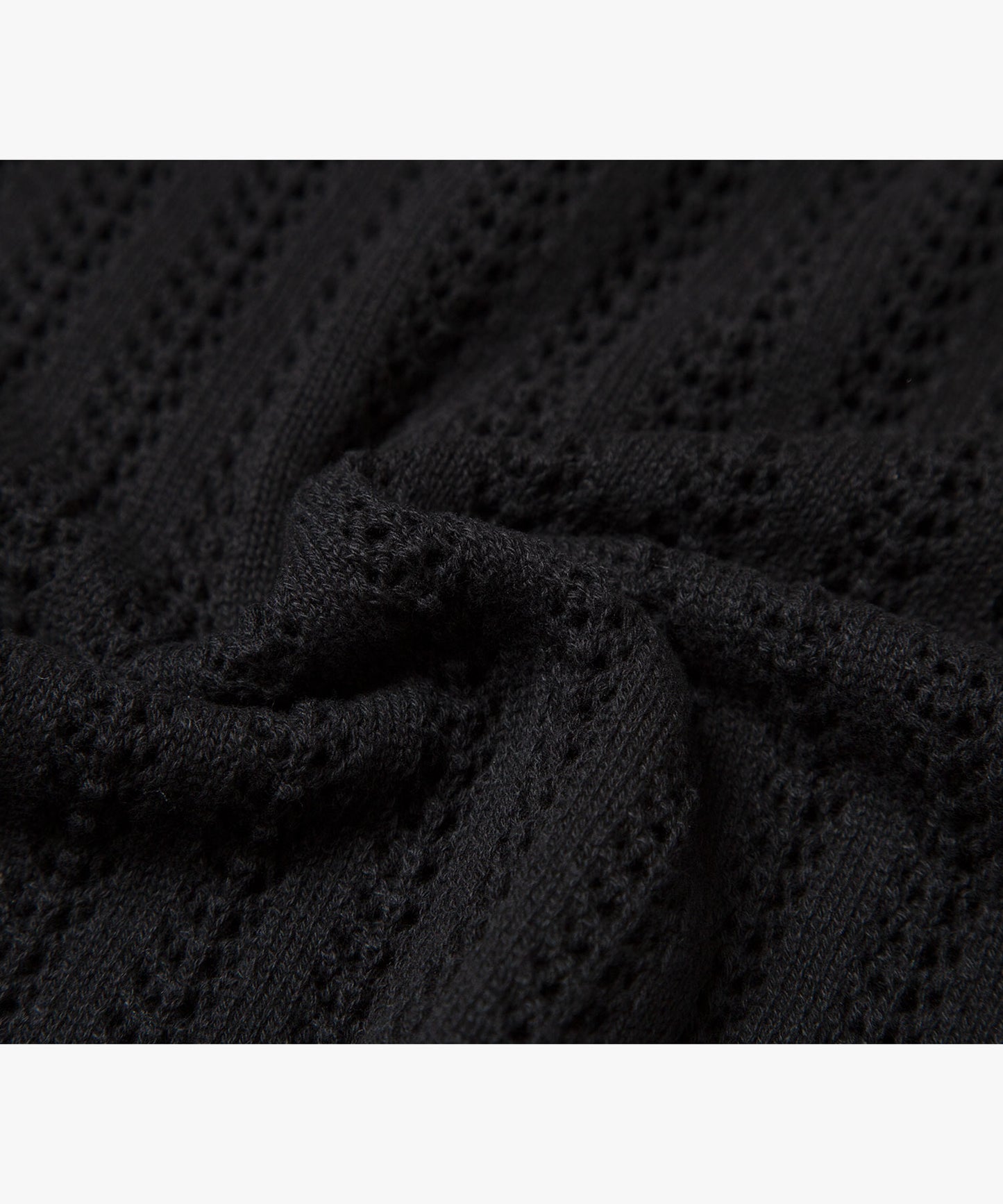 Cotton Knit Polo Top