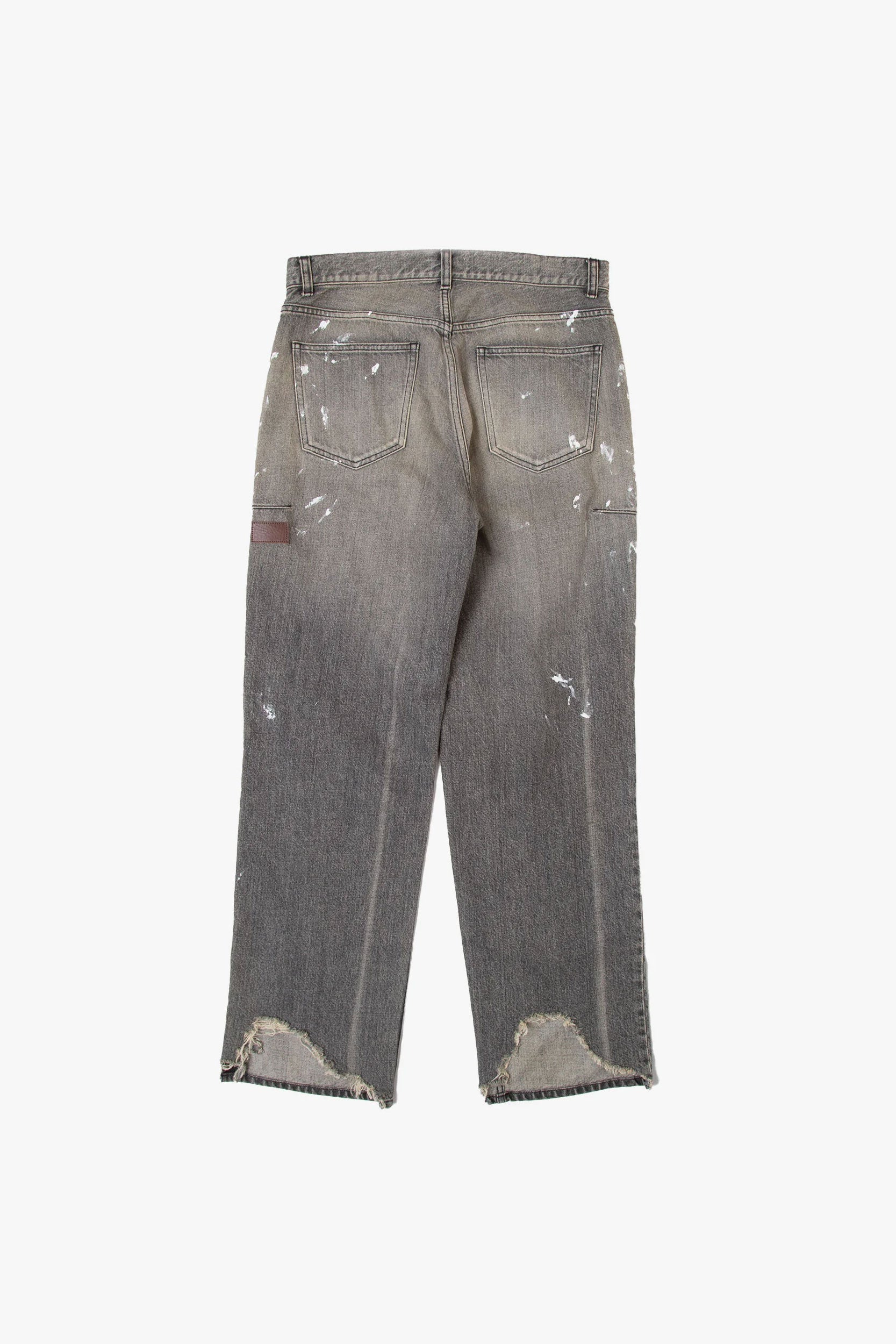 CRASH DENIM PANTS