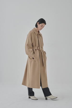 Super100 s Wool Melton Coat