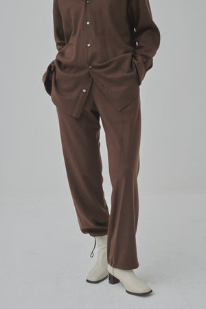 Wool Knit Smooth Pants