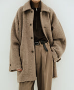 UNDECORATED wool cashmere coatブラック 日本製 UNDECORATED