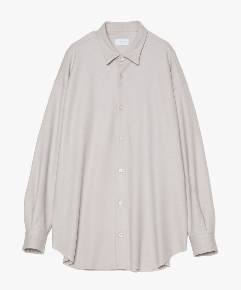 Wool Knit Smooth Shirt