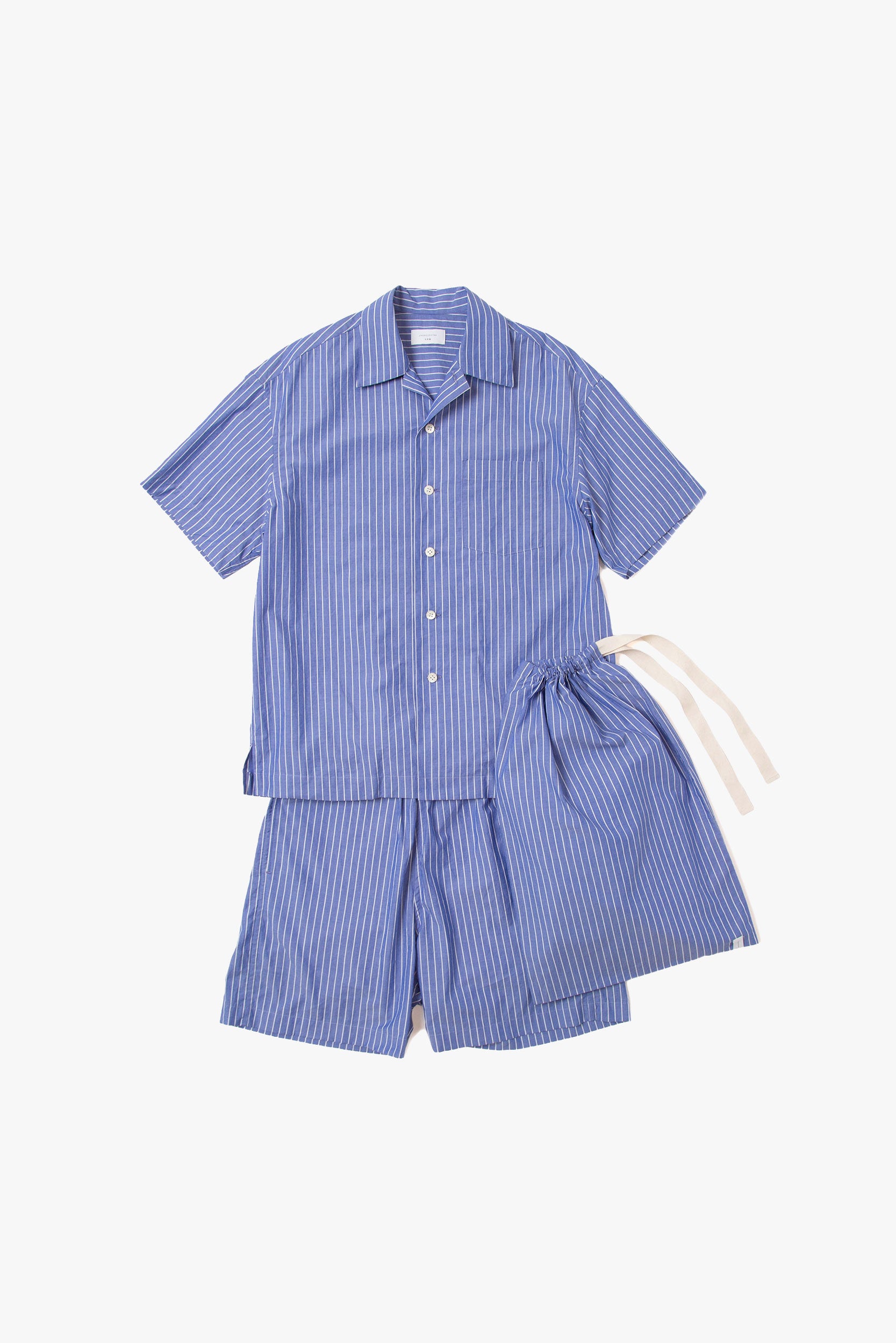 Organic Cotton Stripe Shirt & Shorts Set
