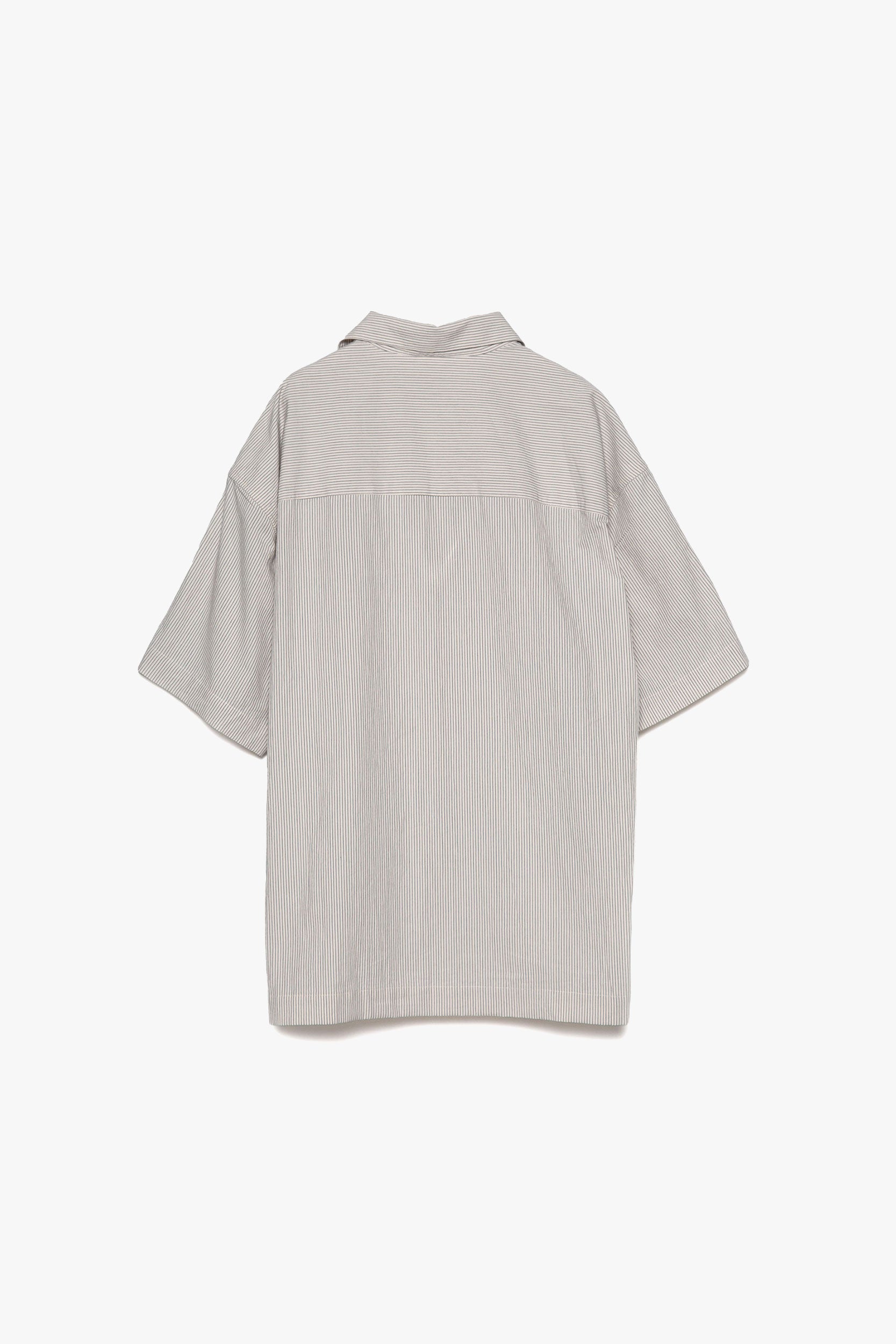Organic Cotton Stripe Short Sleeve Shirt