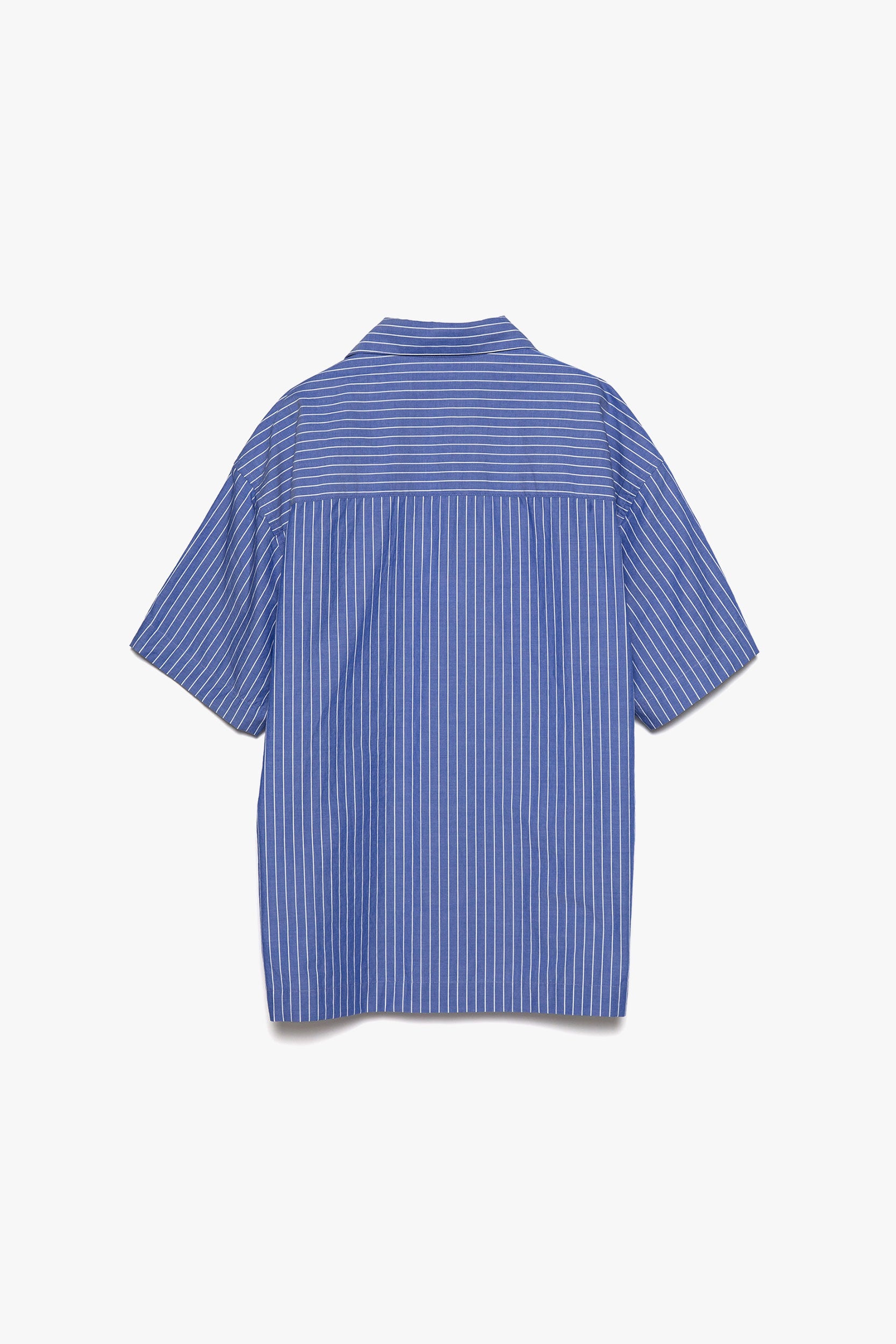 Organic Cotton Stripe Short Sleeve Shirt