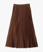 Wool Knit Smooth Pleate Skirt