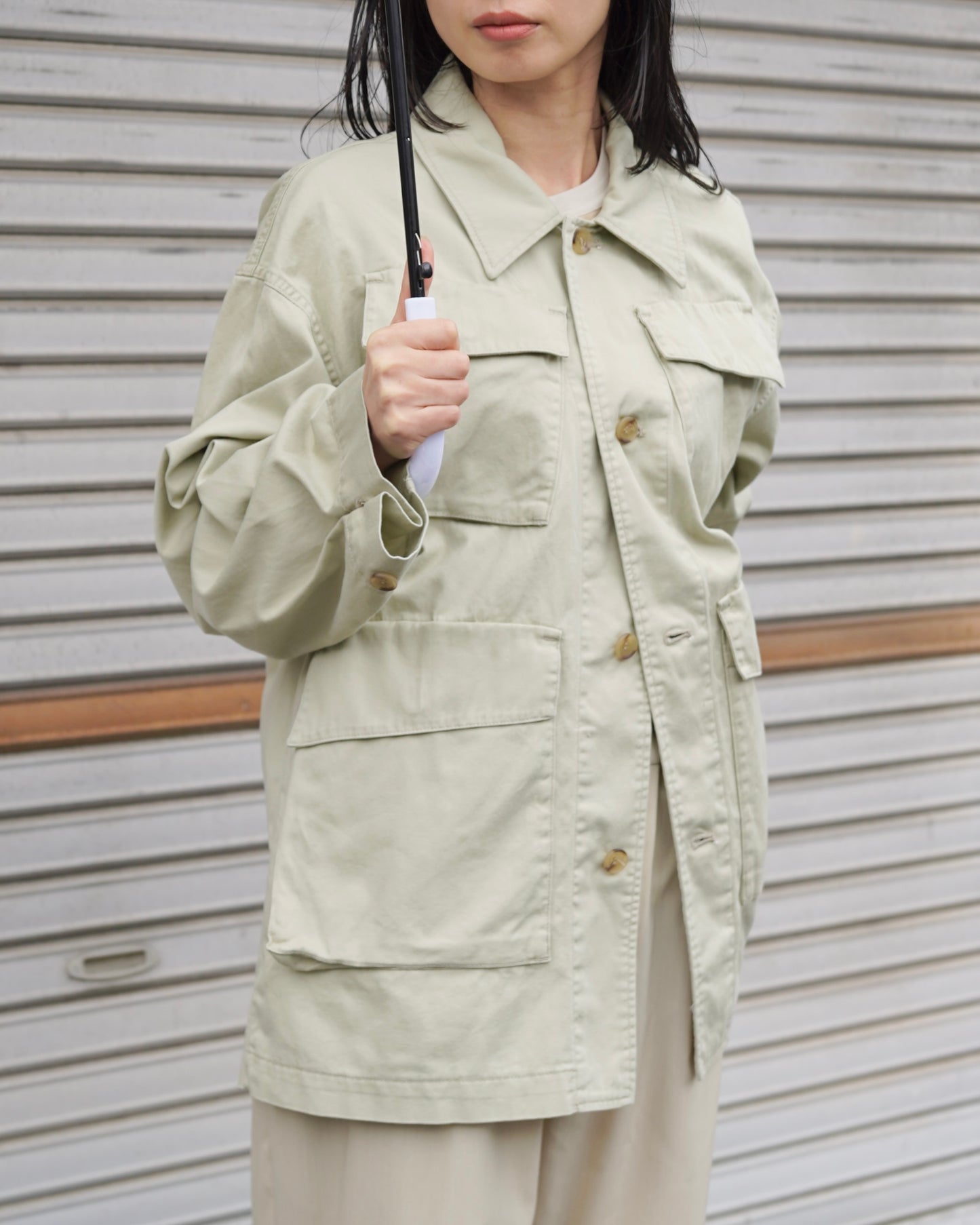 COTTON TWILL JACKET