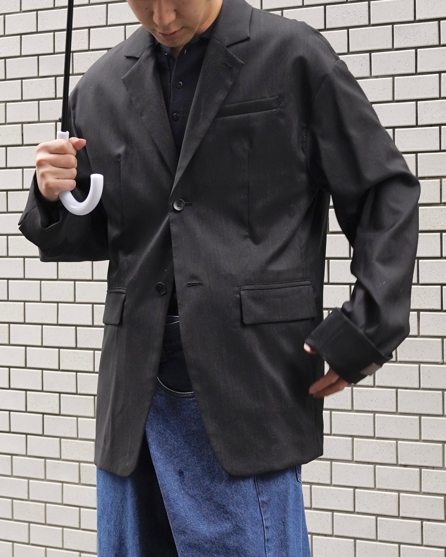 WATER-PROOF WOOL BIG JACKET