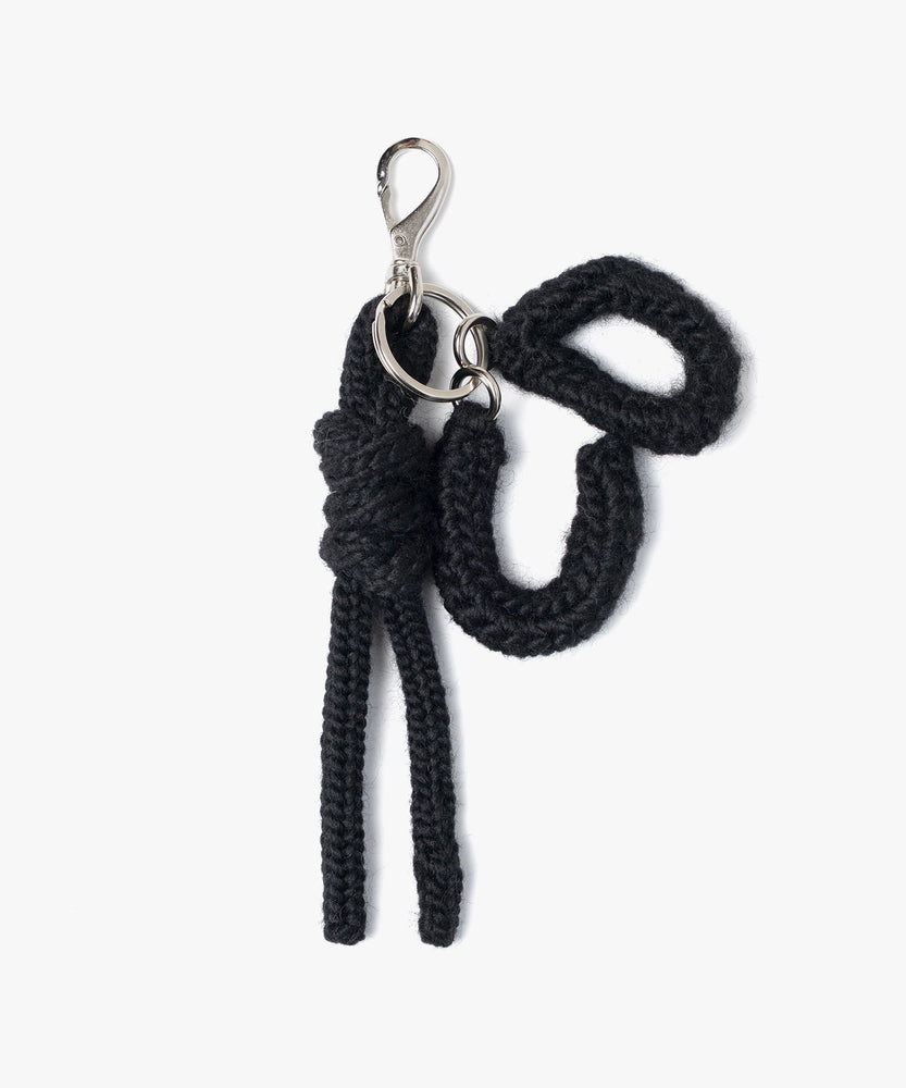 Hand-Knit Key Charm