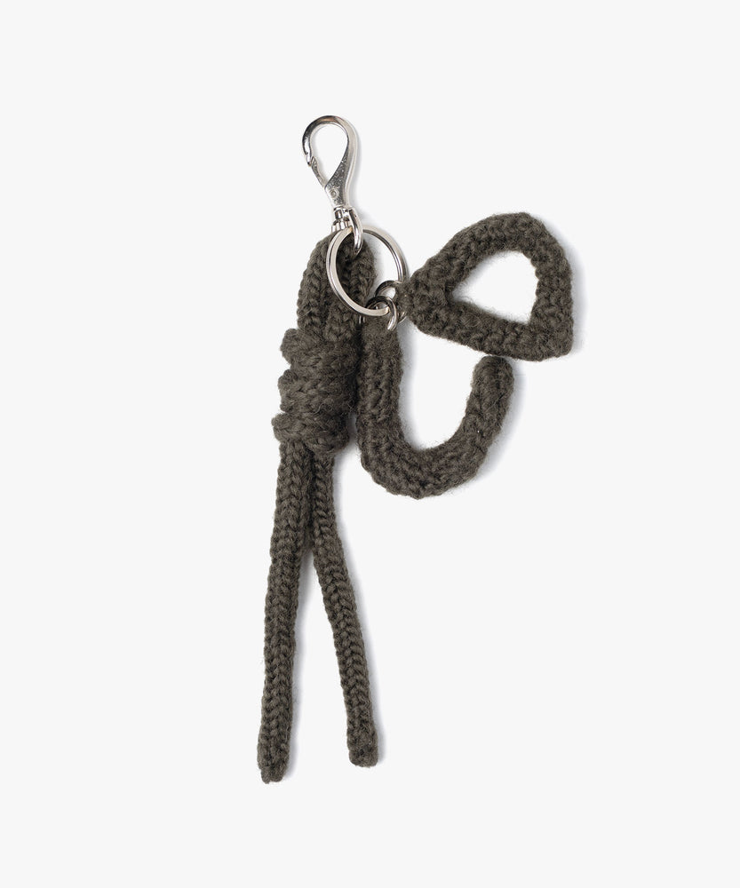 Hand-Knit Key Charm