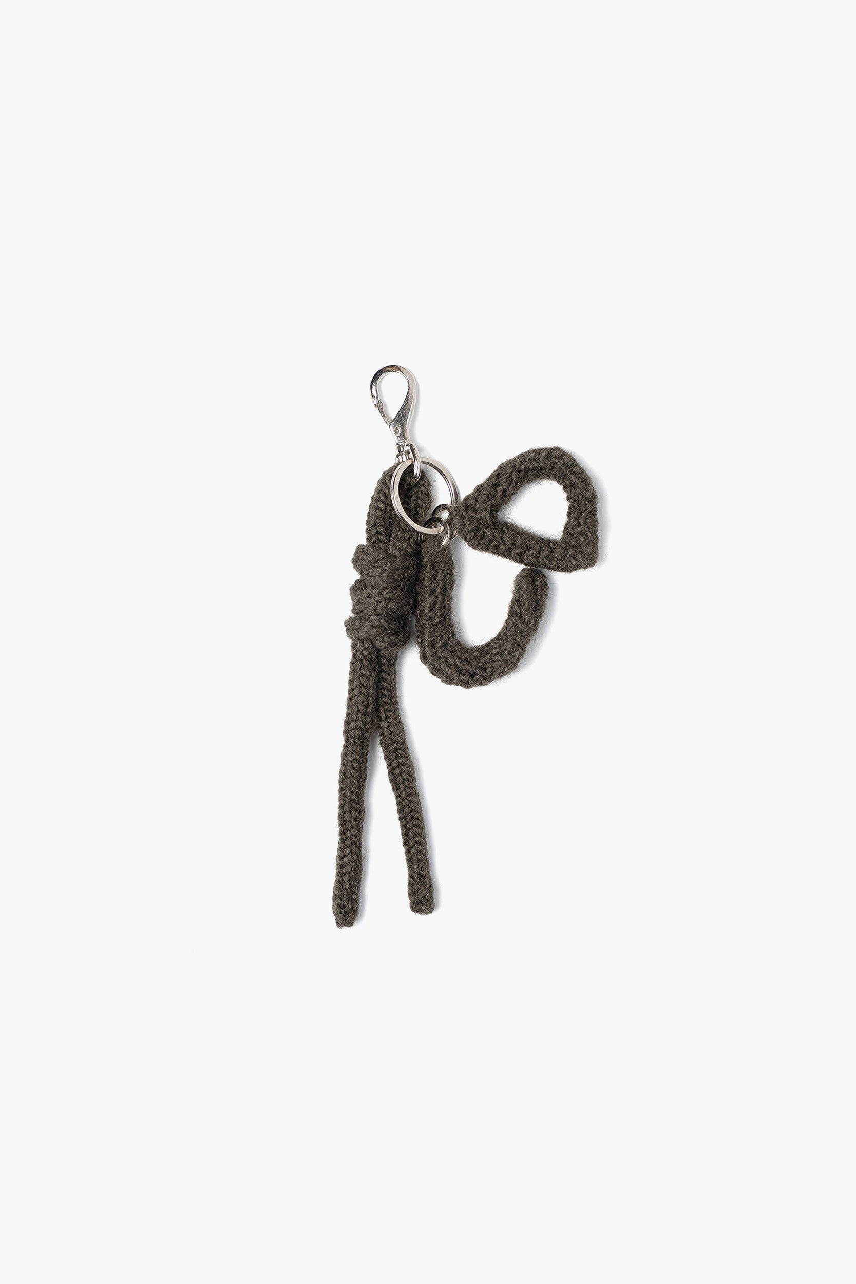 Hand-Knit Key Charm
