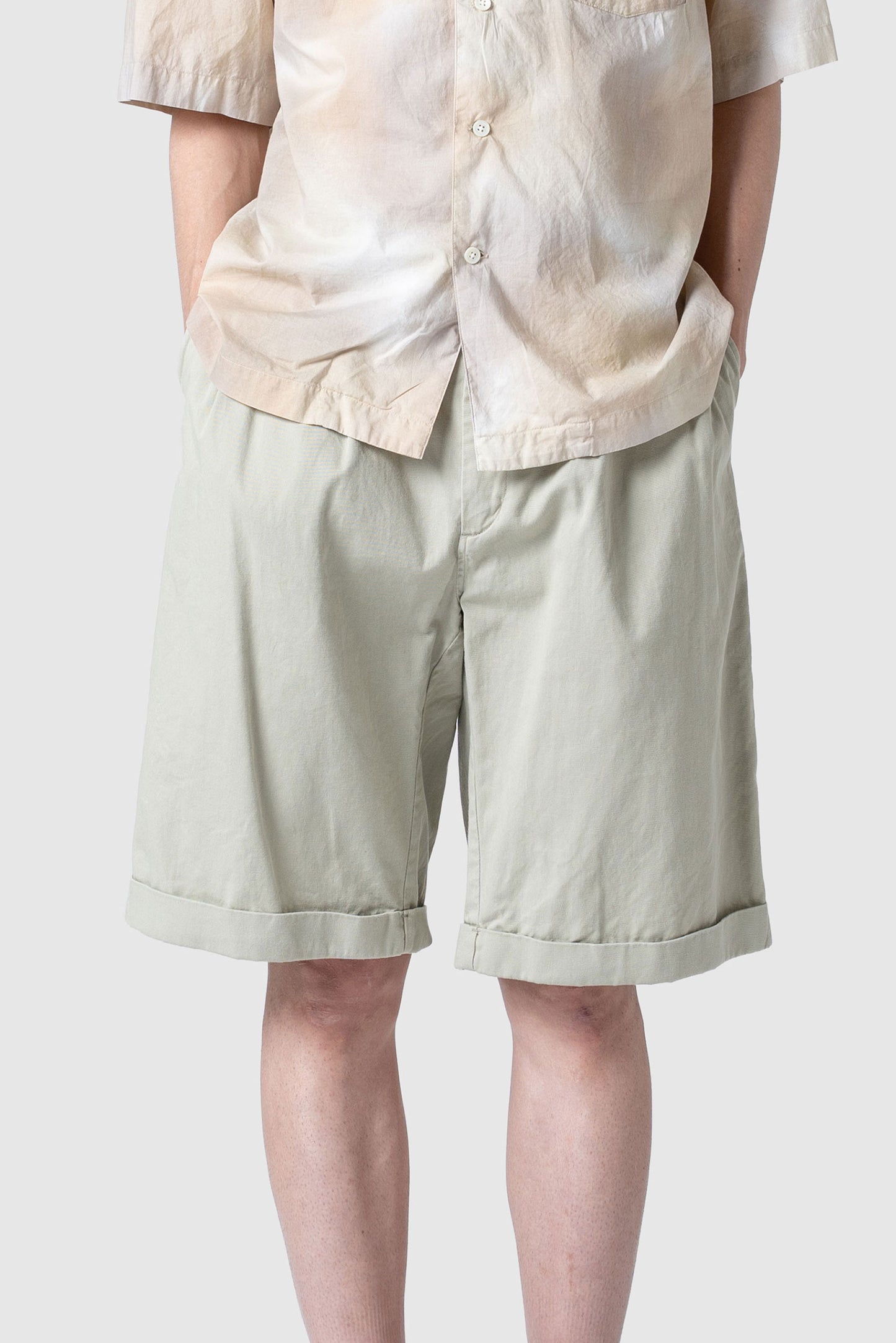 COTTON TWILL SHORTS