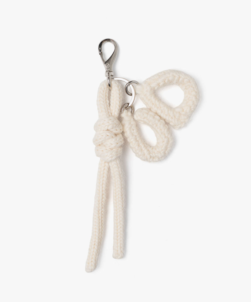 Hand-Knit Key Charm