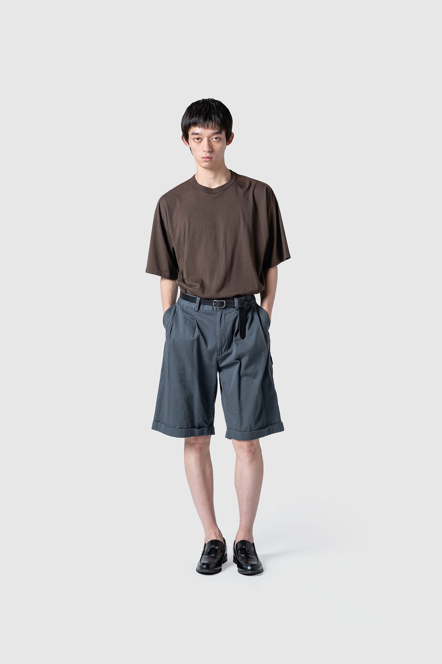 COTTON TWILL SHORTS