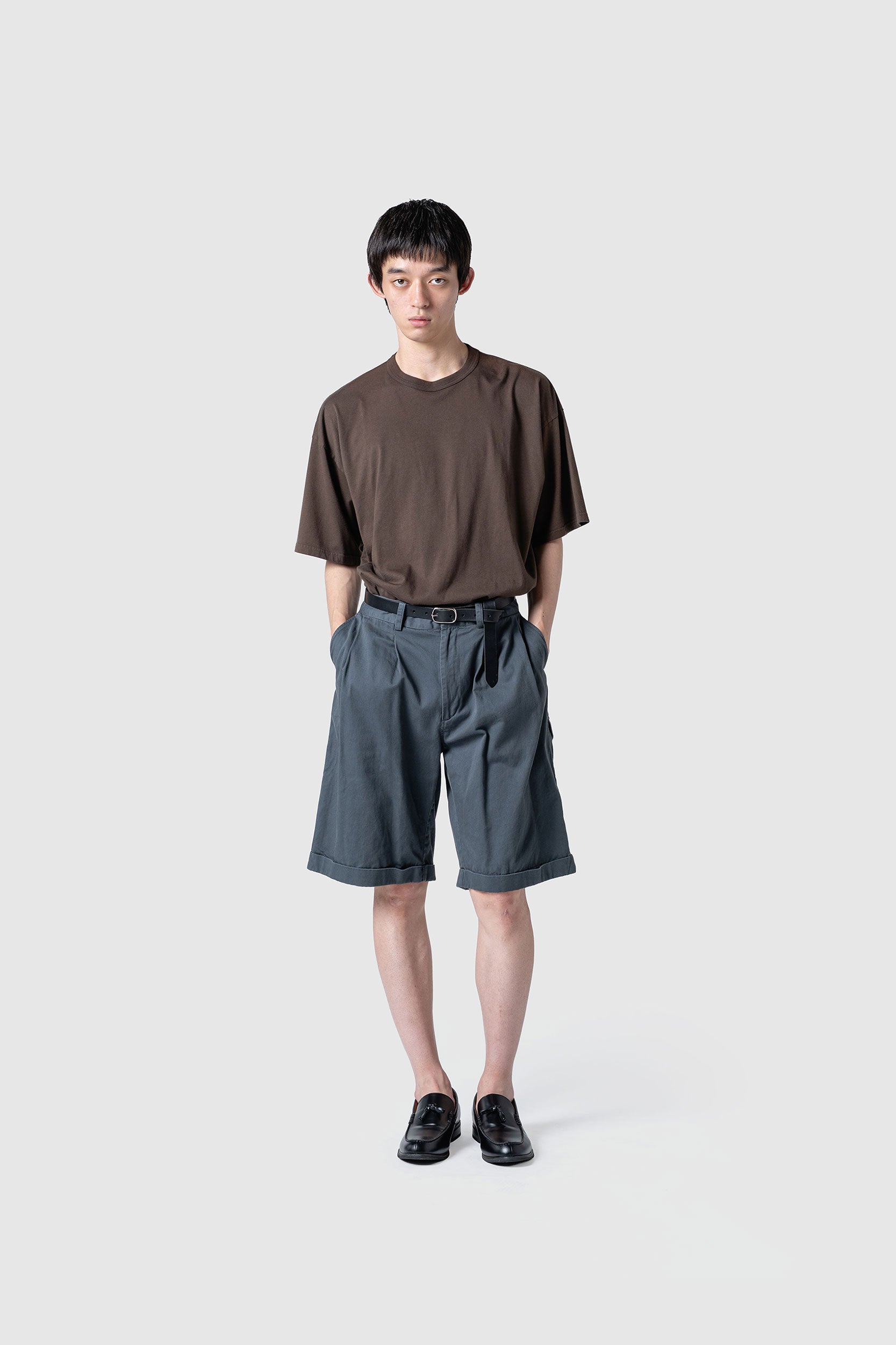 COTTON TWILL SHORTS